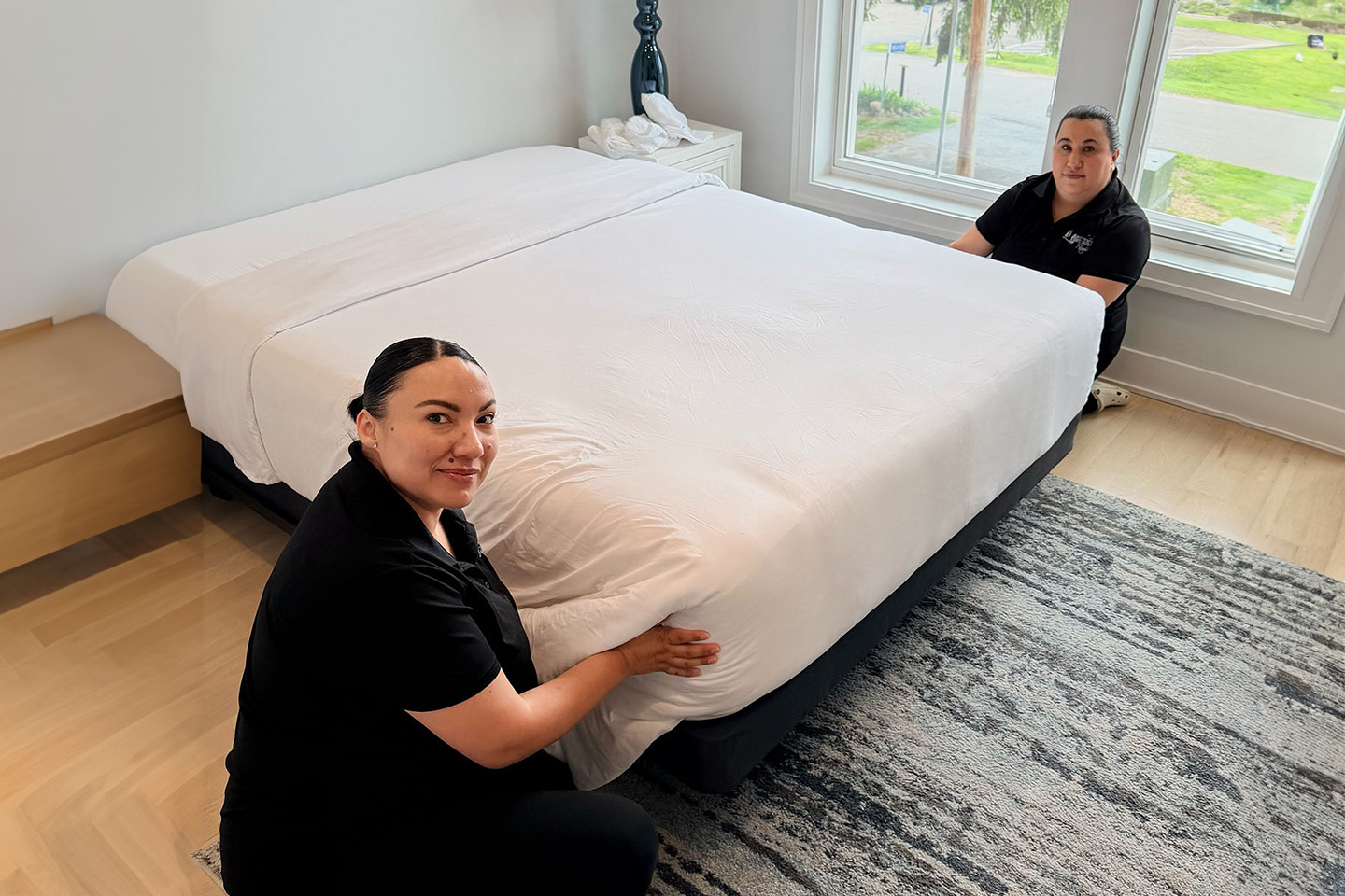 making-beds